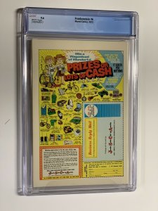 Frankenstein 6 cgc 9.6 white pages marvel 1973