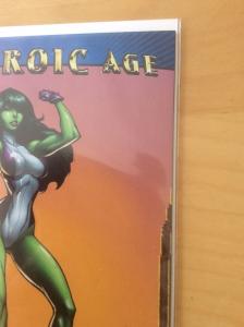 SAVAGE SHE HULKS 3, NM+ (9.4 - 9.6) 1ST PRINT, CAMPBELL VARIANT, HEROIC AGE