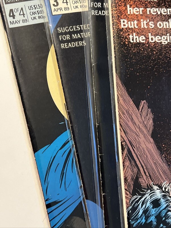 CATWOMAN  1984 1st Mini Series #1-4 Complete Set Full Run DC (1989) 