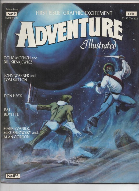 ADVENTURE ILLUSTRATED Magazine 1981 VF/NM Starlin Sutton Heck Sienkiewicz