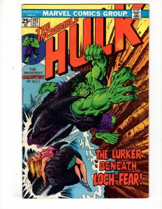 The Incredible Hulk #192 (1975) F/VF Bronze Age MARVEL / ID#723