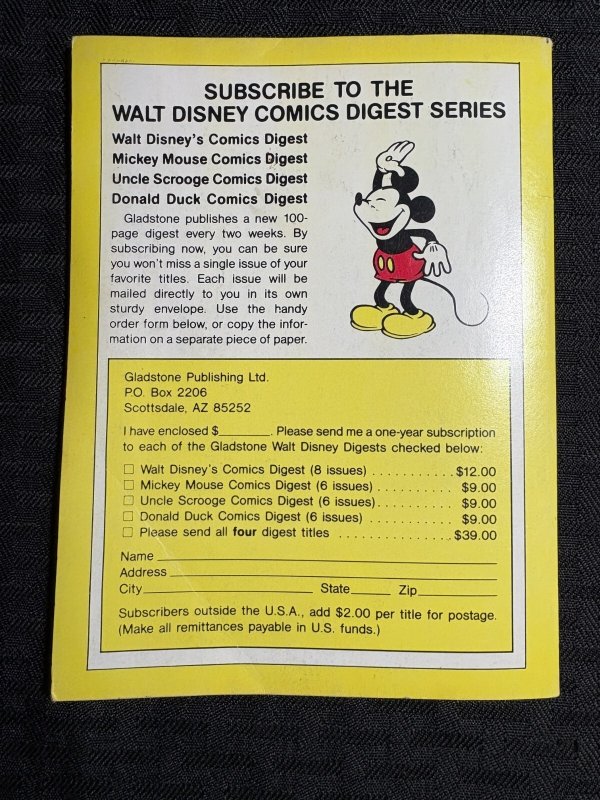 1987 Walt Disney's DONALD DUCK Gladstone Comics Digest #4 VG/FN 5.0