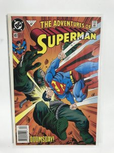 Adventures of Superman #497 (1992) Superman NM10B214 NEAR MINT NM