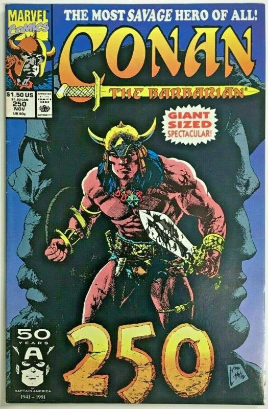 CONAN THE BARBARIAN#250 VF 1991 MARVEL COMICS