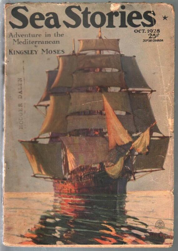 Sea Stories 10/1928-Frank H Shaw-Arthur Mason-G