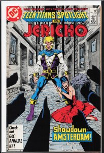 Teen Titans Spotlight #4 (1986) Jericho