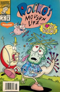 Rocko's Modern Life #3 (Newsstand) FAIR ; Marvel | low grade comic Nickelodeon