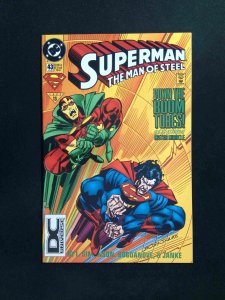 Superman The Man of Steel #43  DC Comics 1995 VF-  DCU Variant
