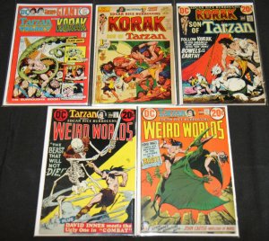 DC Bronze Age TARZAN TITLES 15pc Mid Grade Comic Lot (FN- to VF) Jungle Korak