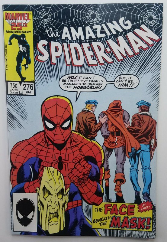 Amazing Spider-man 276 | Hobgoblin Unmasked | NM | 1986 | Marvel Comic | 