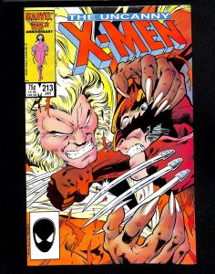 Uncanny X-Men #213 Sabertooth vs. Wolverine!