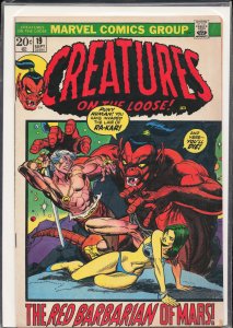 Creatures on the Loose #19 (1972) Gullivar Jones