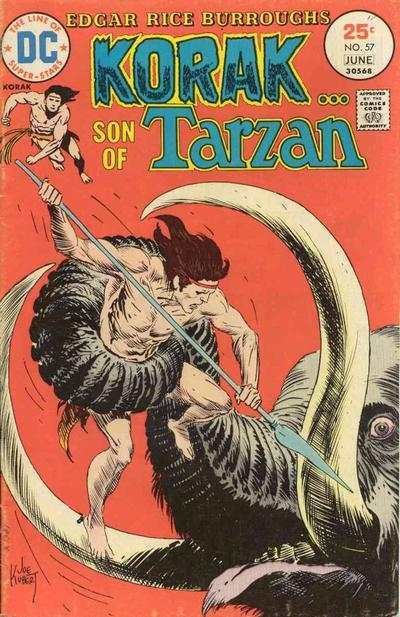 Korak: Son of Tarzan (1972 series) #57, VF- (Stock photo)