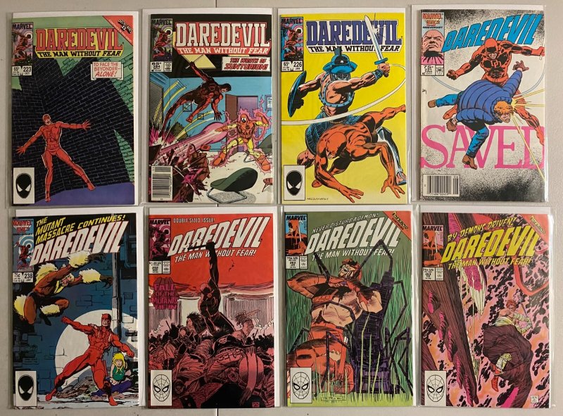Daredevil lot #185-290 + Annual Marvel 1st (average 6.0) 33 diff (1982 to 1991)