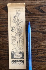 Cosmic Aeroplane bookstore(Salt Lake’s Legendary head shop) bookmark