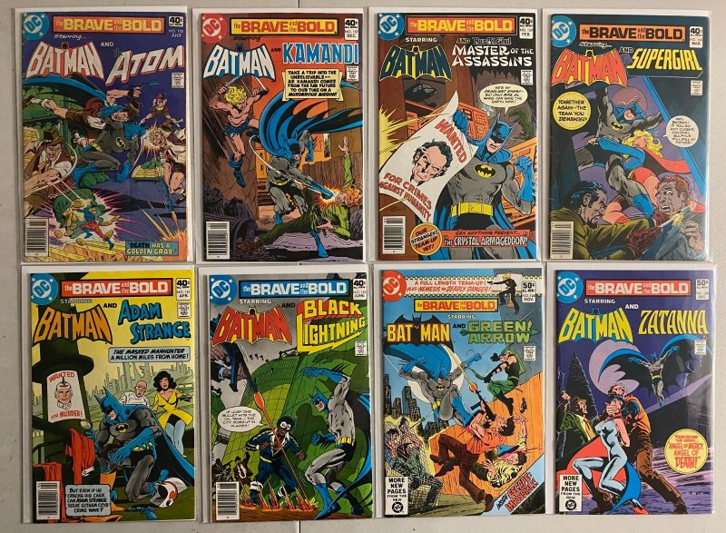 Brave Bold run #119-199 + 2 Specials DC 1st Ser (5.0) 30 diff books (1975-'83)