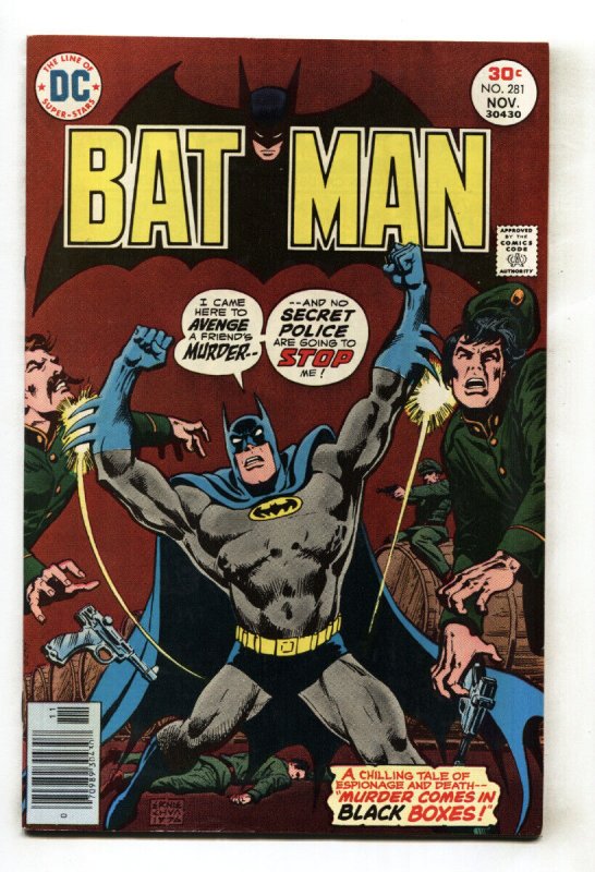 BATMAN #281--1976--DC--Bronze Age comic--KGB cover