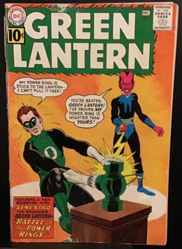 Green Lantern #9 (Dec-61) VG Affordable-Grade Green Lantern