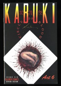 Kabuki: Circle of Blood #6 NM 9.4 Signed by David Mack!
