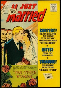 Just Married #23 1962- Spicy Romance Charlton Comic- Other Woman VF
