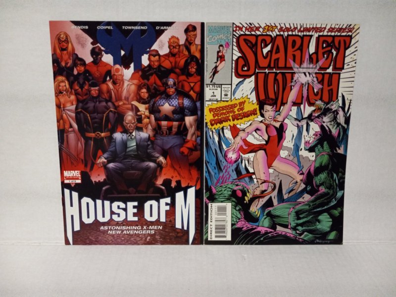 ILLUMINATI #1+HOUSE OF M, DR. STRANGE, WEST COAST #61,100, S. WITCH #1 - 7 BOOKS