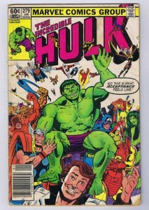 Incredible Hulk #279 ORIGINAL Vintage 1983 Marvel Comics Parade