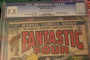 Fantastic Four #121 (Marvel, 1972) CGC VF- 7.5 Cream to off-white pages