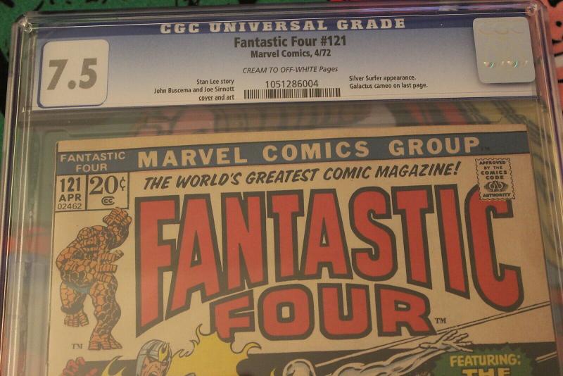 Fantastic Four #121 (Marvel, 1972) CGC VF- 7.5 Cream to off-white pages