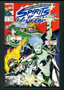 Ghost Rider/Blaze Spirit of Vengence #4  ( 9.2 NM )  Adam Kubert / November 1992