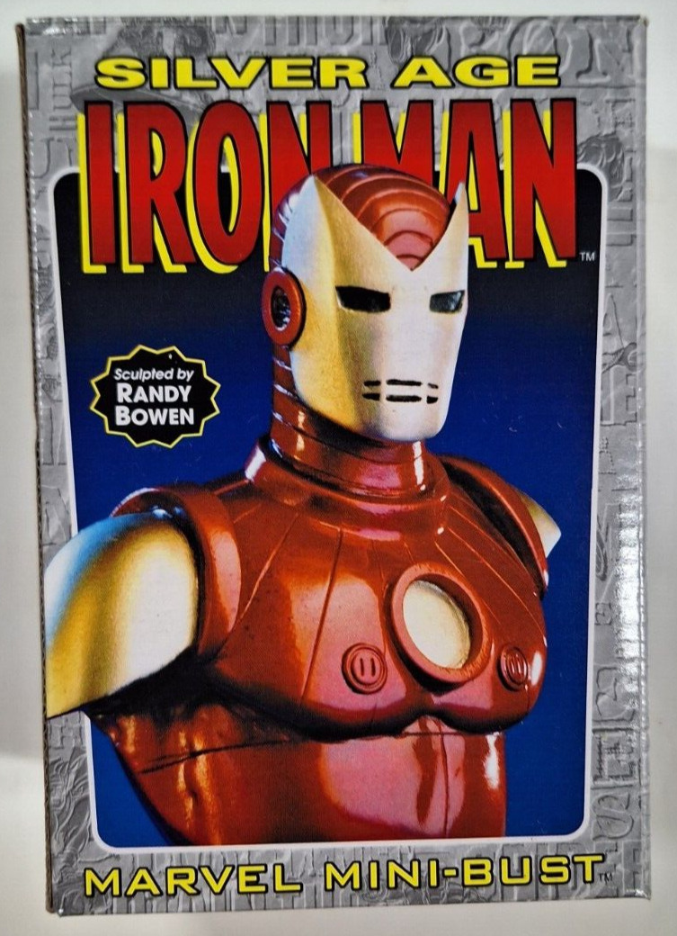 SILVER AGE IRON MAN 1999 Marvel Mini Bust by Bowen Designs 205