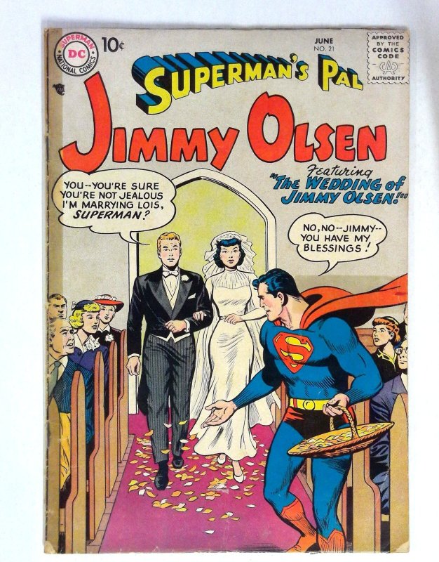 Superman's Pal Jimmy Olsen #21 Lois Lane Superman DC (1957) G