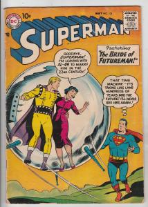 Superman #121 (May-58) VG/FN Mid-Grade Superman, Jimmy Olsen,Lois Lane, Lana ...