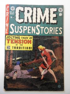 Crime SuspenStories #21 (1954) FR/GD Condition see description