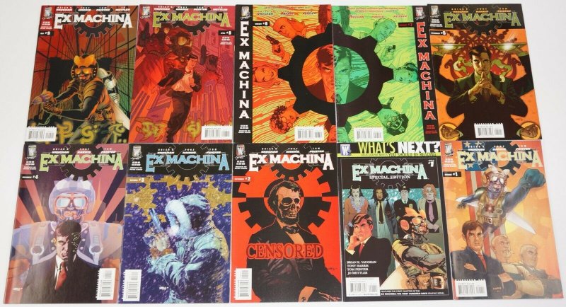 ex Machina #1-50 VF/NM complete series + special 1-4 + more BRIAN K. VAUGHAN set