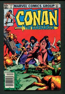 Conan the Barbarian #141 ( 5.5 FN- ) Newsstand / Buscema Cover / December 1982