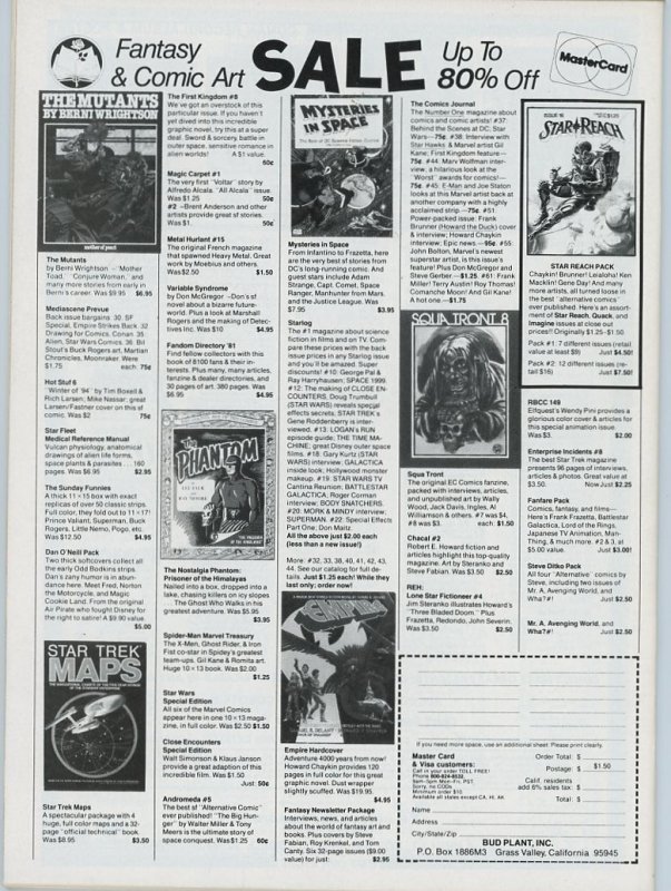 Bizarre Adventures 32  F/VF  1982  Thor & Other Gods!  John Bolton Art!