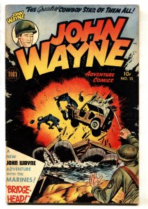 John Wayne Adventure #15 1952-Toby--Golden-Age comic book