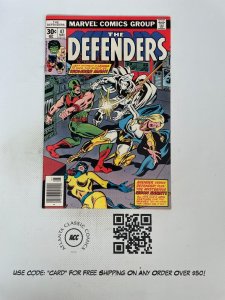 The Defenders # 47 NM Marvel Comic Book Silver Surfer Dr. Strange Hulk 13 SM12