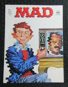1973 MAD Magazine #160 VG+ 4.5 Afred E Neuman / Cannon William Conrad