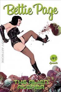 Bettie Page and the Alien Agenda #2D VF/NM ; Dynamite | Jimmy Broxton