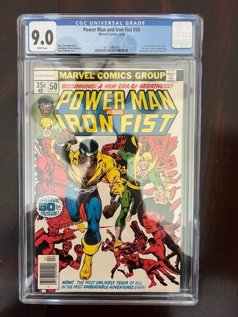 Power Man and Iron Fist #50 (1978) - CGC 9.0 - 1st Power Man & Iron Fist! KEY!!!