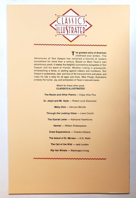 Classics Illustrated #9 (May 1990, First) 9.0 VF/NM