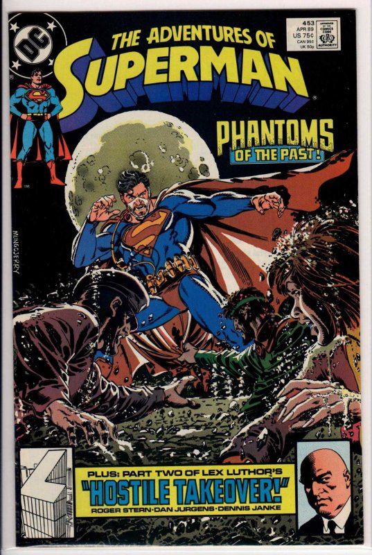 Adventures of Superman #453 (1989) 9.6 NM+