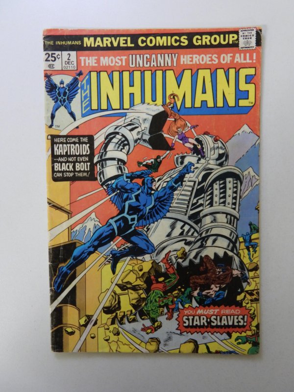 The Inhumans #2 (1975) VG condition