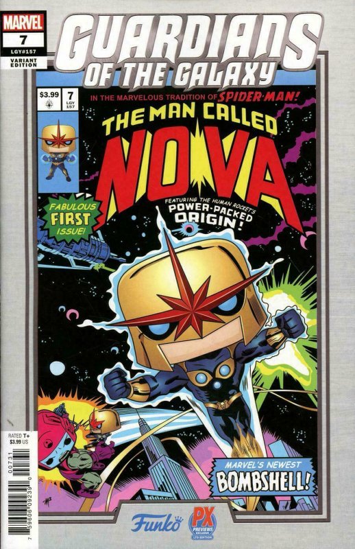 Guardians of the Galaxy #7 Mike Martin Funko Nova Previews Exclusive Variant E46