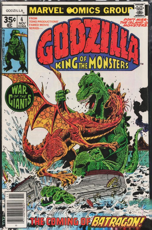 Godzilla #4 (1977) Godzilla