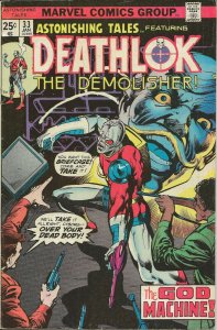 Astonishing Tales #33 ORIGINAL Vintage 1976 Marvel Comics Deathlok