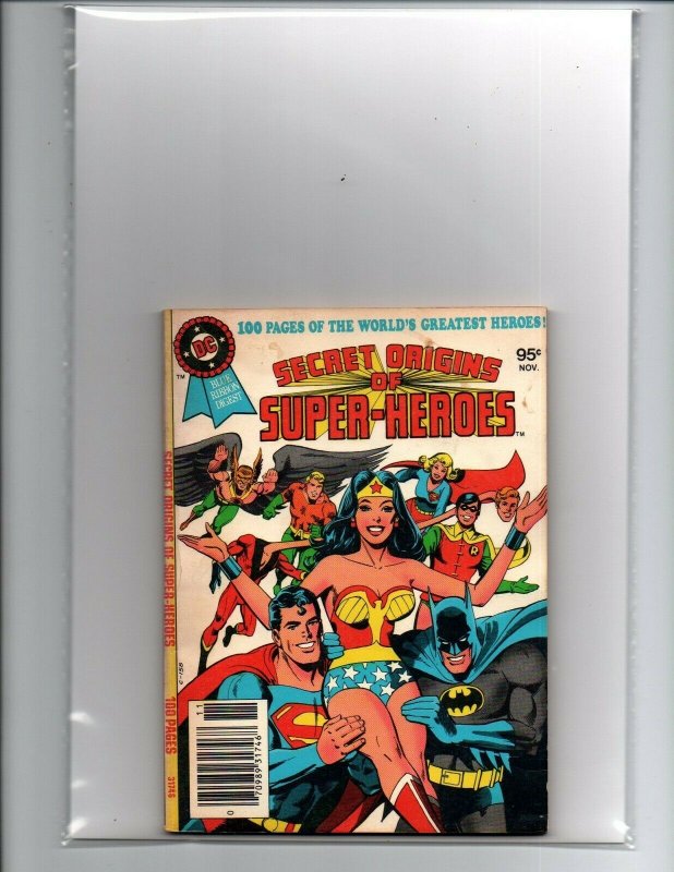 Secret Origins of Super-Heroes - DC Blue Ribbon Digest #19 - 1979 - VF+