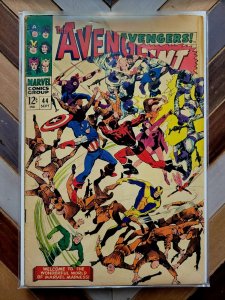 AVENGERS #44 GD 2.0 (Marvel 1967) Death RED GUARDIAN, Black Widow Origin BUSCEMA