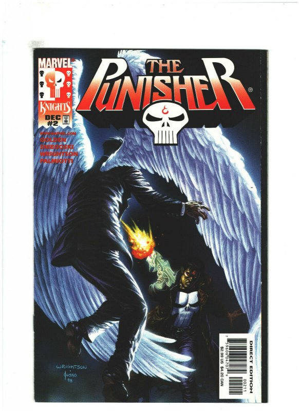 Punisher #2 VF 8.0 Marvel Knights 1998  Bernie Wirghtson Cover